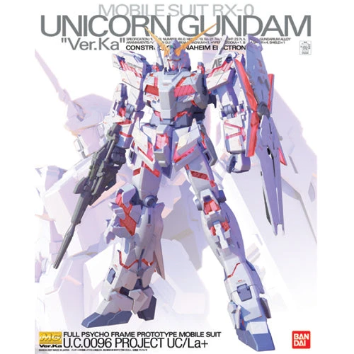 Bandai Hobby RX-0 Unicorn Gundam Ver. Ka MG 1/100 Scale Model Kit 1 Bandai Hobby RX-0 Unicorn Gundam Ver. Ka MG 1/100 Scale Model Kit