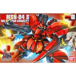 Bandai Hobby Gundam Mobile Suit Gundam HGUC MSN-04 Sazabi (Metallic Coating Ver.) HG 1/144 Model Kit