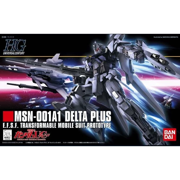 Bandai Hobby Gundam Unicorn HGUC #115 Delta Plus HG 1/144 Model Kit 1 Bandai Hobby Gundam Unicorn HGUC #115 Delta Plus HG 1/144 Model Kit