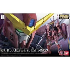 Bandai RG #09 Gundam SEED ZGMF-X09A Justice Gundam 1/144 Scale Model Kit