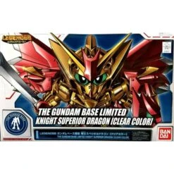 Bandai Hobby Gundam Base Limited Knight Superior Dragon Clear Color SD Model Kit
