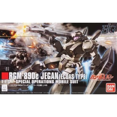Bandai Hobby Gundam HGUC #123 RGM-89De Jegan ECOAS Type HG 1/144 Model Kit 1 Bandai Hobby Gundam HGUC #123 RGM-89De Jegan ECOAS Type HG 1/144 Model Kit