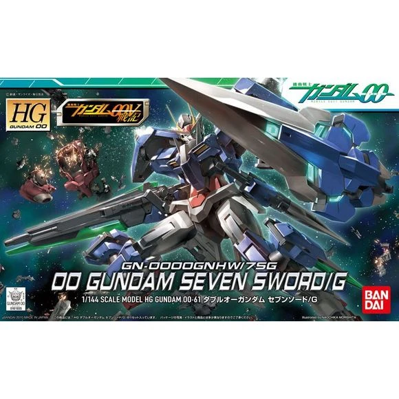 Bandai Hobby HGAD Gundam 00 #61 Gundam Seven Sword/G HG 1/144 Model Kit 2 Bandai Hobby HGAD Gundam 00 #61 Gundam Seven Sword/G HG 1/144 Model Kit - Image 2