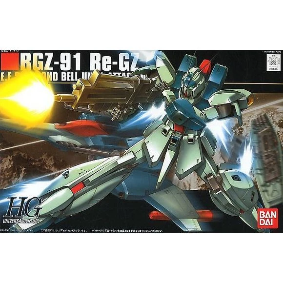 Bandai HGUC Gundam Unicorn RGZ-91 Re-GZ HG 1/144 Model Kit 1 Bandai HGUC Gundam Unicorn RGZ-91 Re-GZ HG 1/144 Model Kit