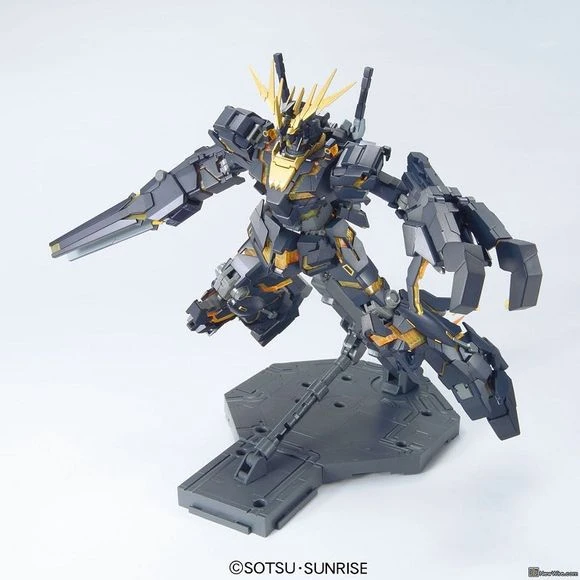 Bandai Hobby RX-0 Unicorn Gundam 02 Banshee MG 1/100 Scale Model Kit 3 Bandai Hobby RX-0 Unicorn Gundam 02 Banshee MG 1/100 Scale Model Kit - Image 3