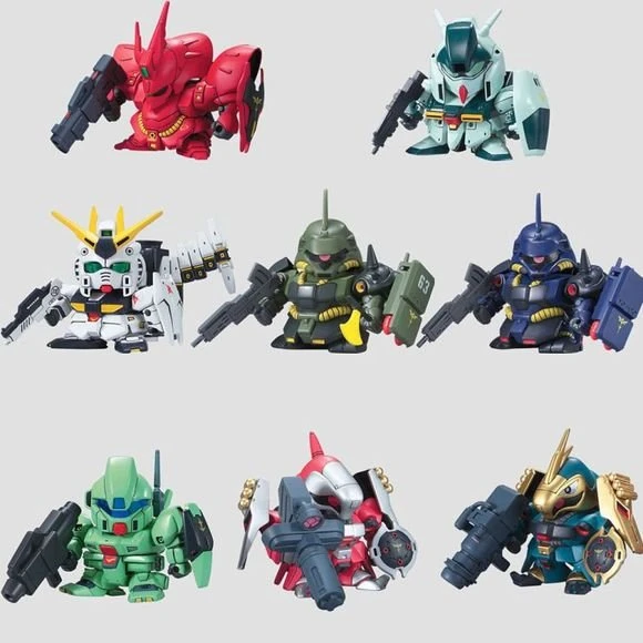 Bandai Hobby BB Char's Counterattack Collection SD Model Kit Set (8 Models) 1 Bandai Hobby BB Char's Counterattack Collection SD Model Kit Set (8 Models)