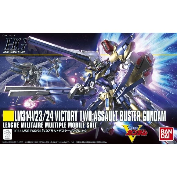 Bandai Hobby #189 HGUC Victory V-2 Assault Buster Gundam HG 1/144 Model Kit 1 Bandai Hobby #189 HGUC Victory V-2 Assault Buster Gundam HG 1/144 Model Kit